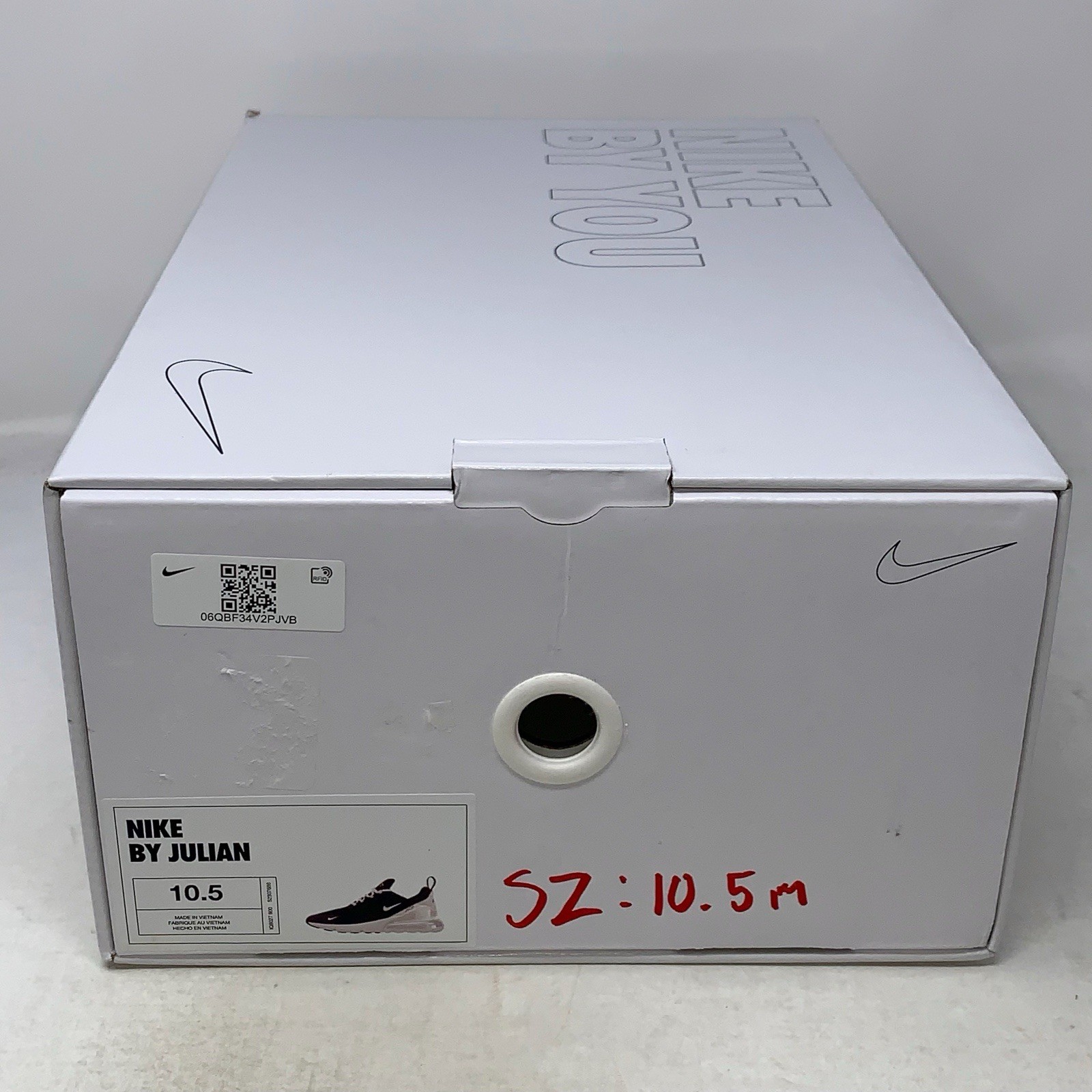 Nike Air Max 270 ‘Panda White’ Black Sneakers, Size 10.5 BNIB IQ8028-900 NBY