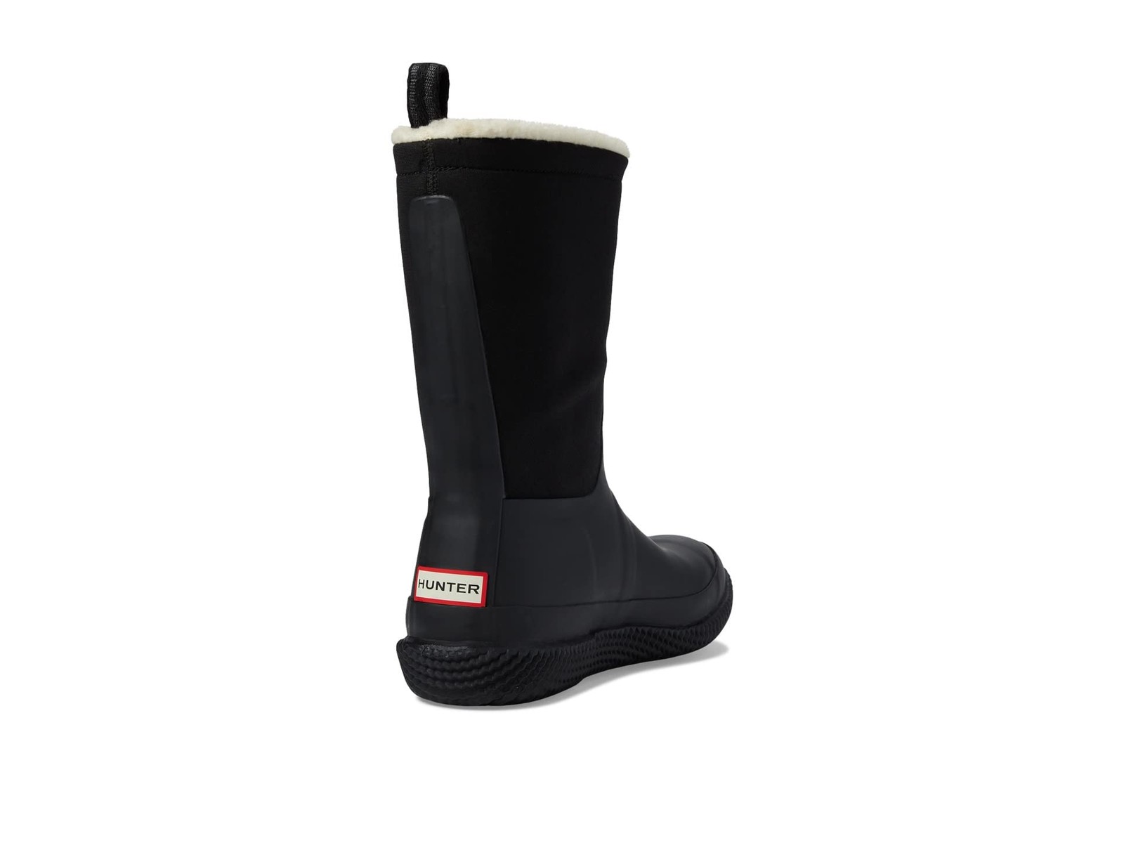 Hunter Women Insulated Webbing Shearling Boots Black Size 6