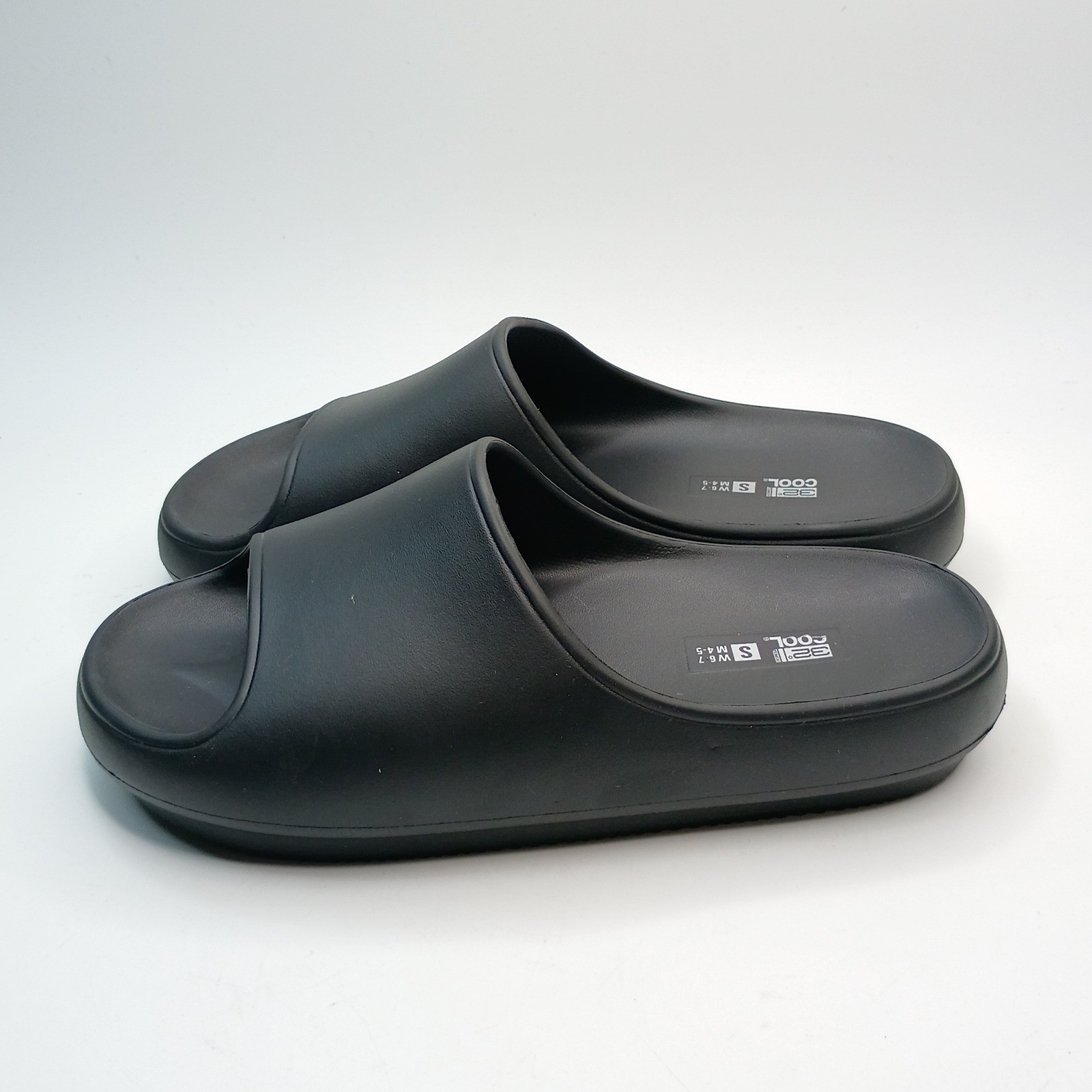 32 Degrees Cushion Slide Women Size 6-7 Black Ultra Soft EVA Foam Sandals