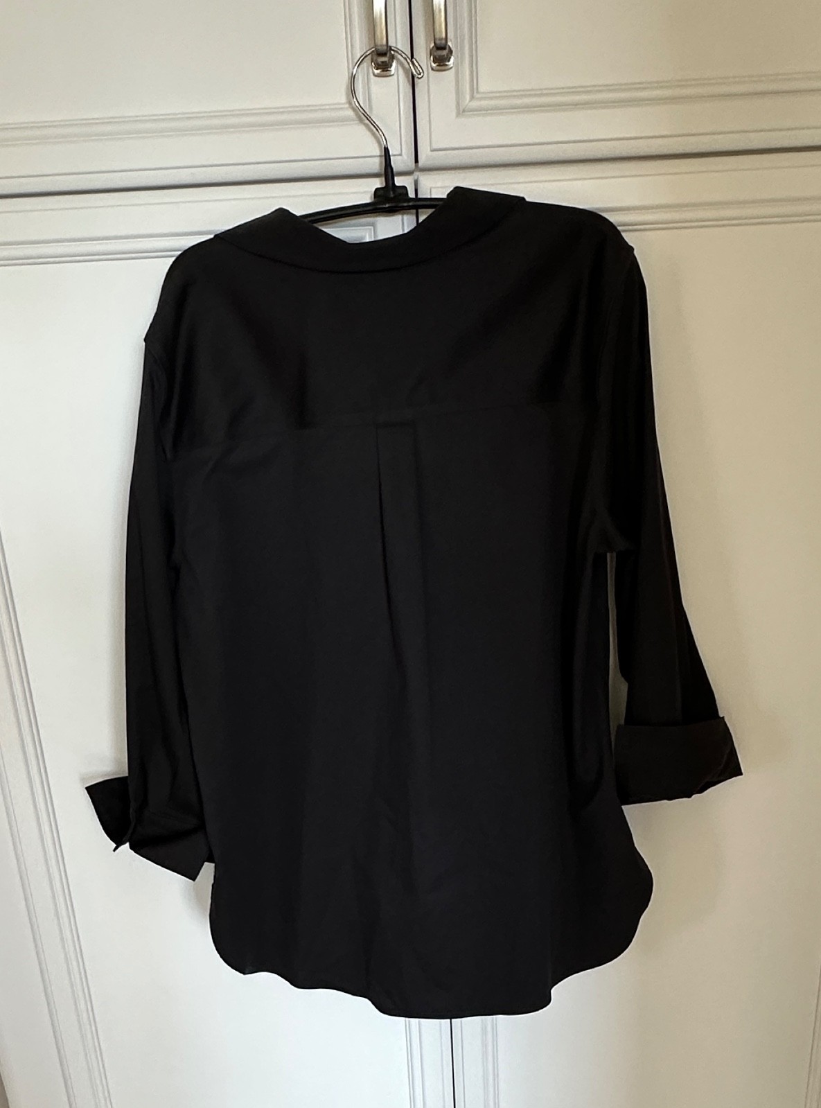 Chico’s No Iron Black Blouse Chico’s 2 (Large / US 12)