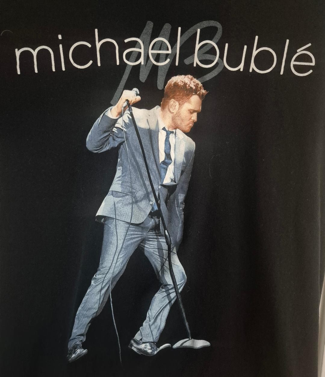 Michael Buble CONCERT tour T shirt cd lp LONDON & DUBLIN Shows M Medium