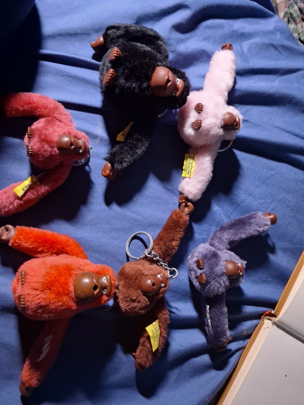 Kipling Monkey Charm Keychain Accessory Replacement Lot Of 6