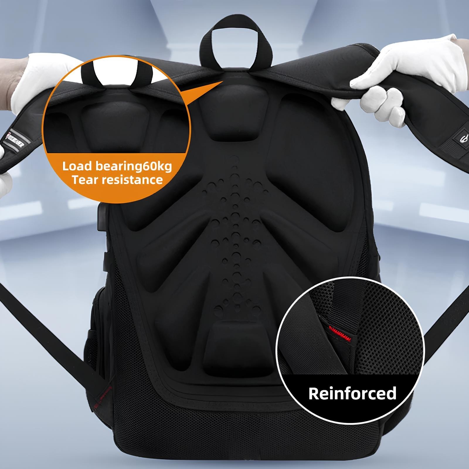 Waterproof 17.3/20 Inch Laptop Backpack Men USB Charging Swiss Backpack Travel