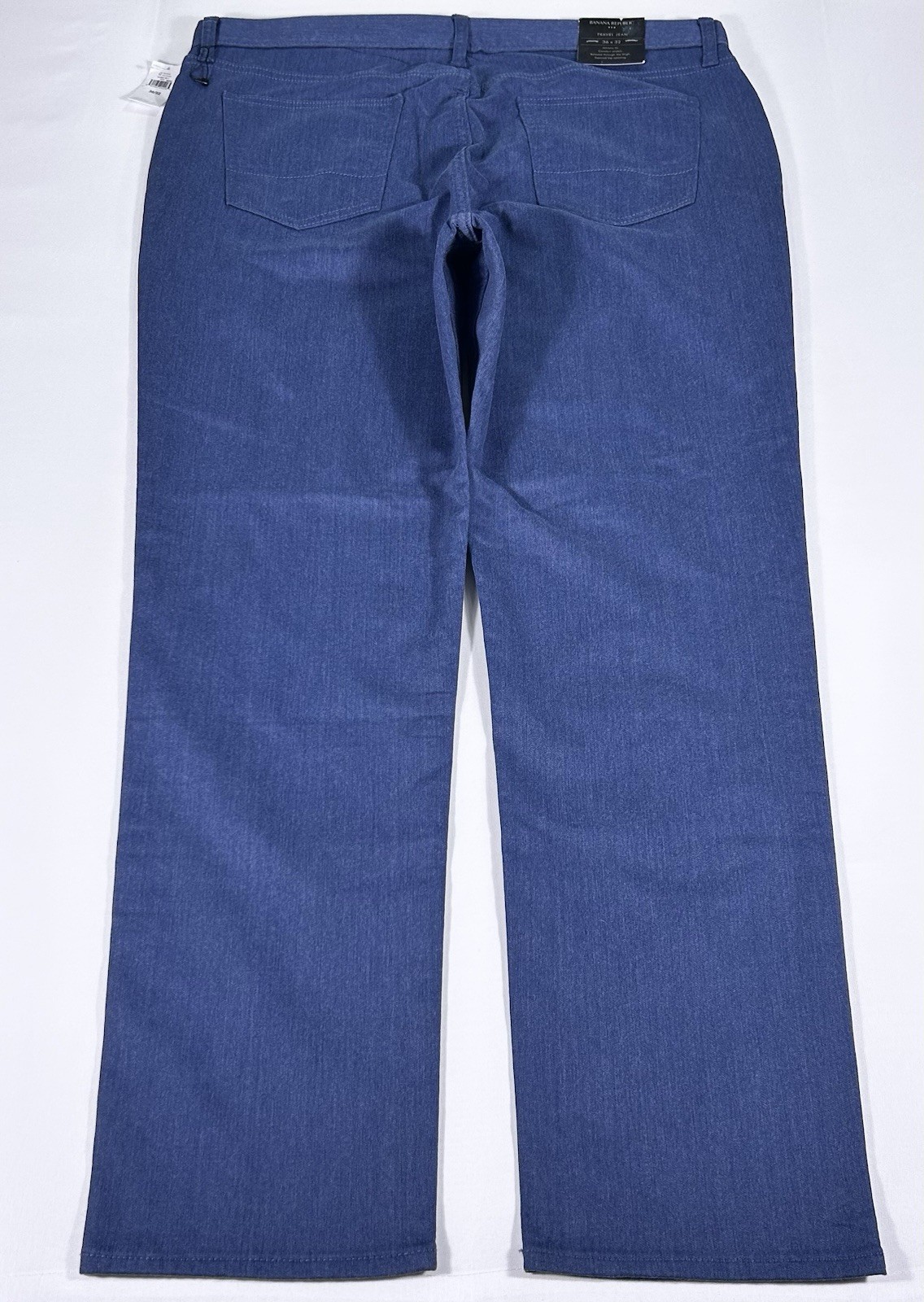 NWT Banana Republic Men’s 36×32 Blue Heather Athletic Fit Travel Jeans (36×31)