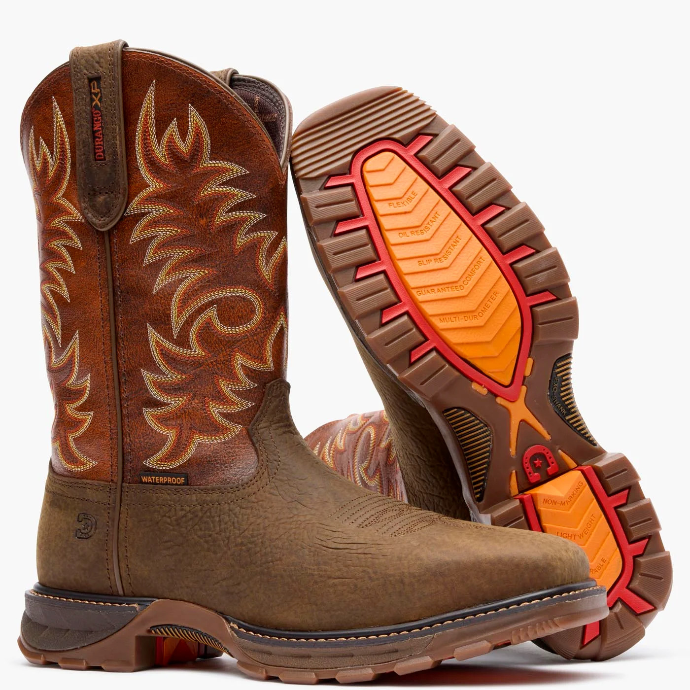 Durango® Maverick XP™ Waterproof Steel Toe Work Boot – Brown DDB0546