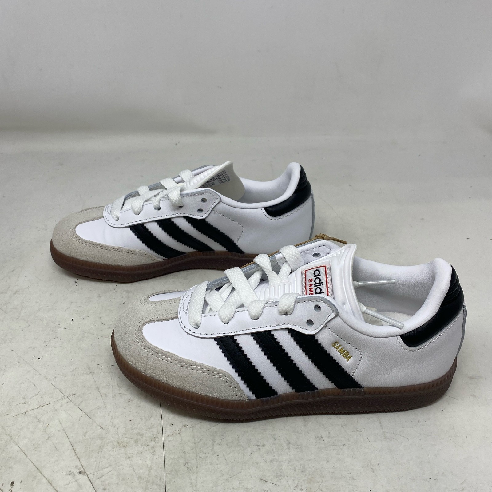 Adidas Samba J White/Black Kids Sneakers 11.5K IF1944