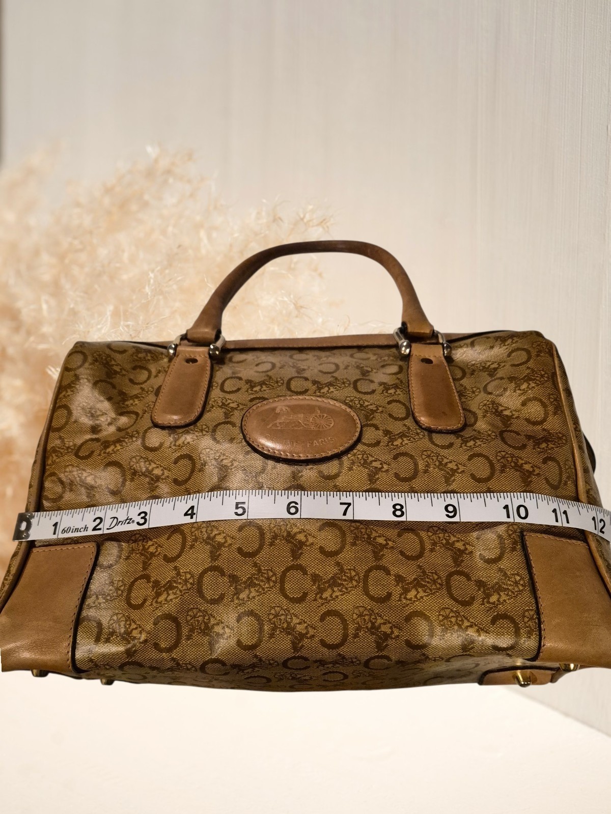 Vintage CELINE C Macadam Boston Bag