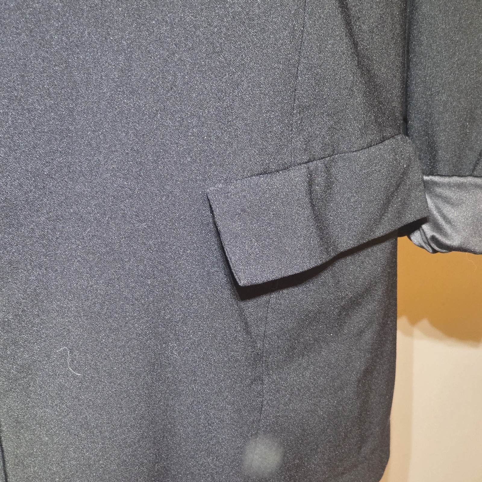 Torrid Size 4 Black 3/4 Sleeve Blazer Missing Button
