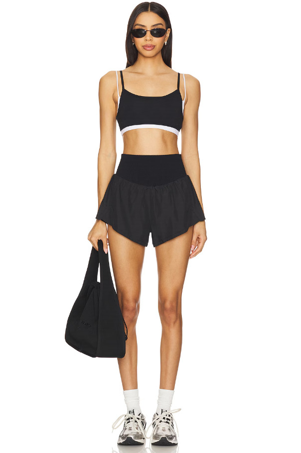 Free People x FP Movement Carpe Diem Short Black Color, New