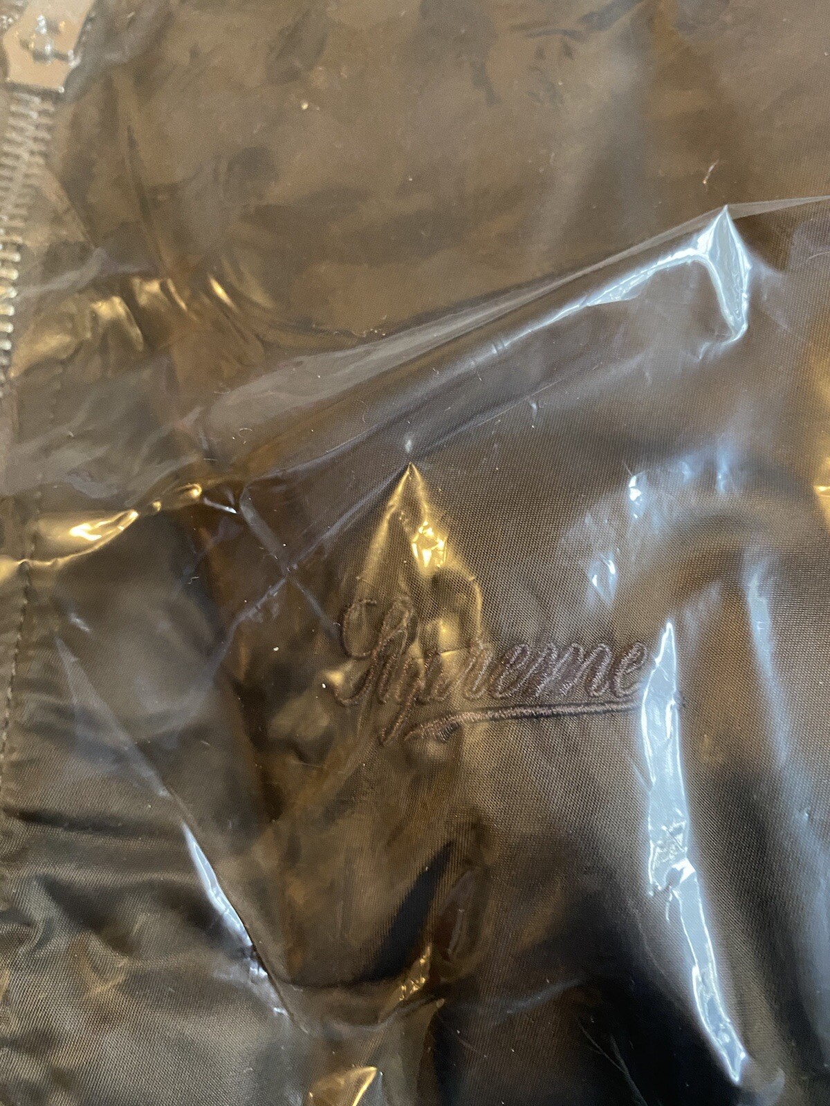 Supreme Second To None MA-1 Bomber Flight Jacket Brown XL Tokyo Berlin