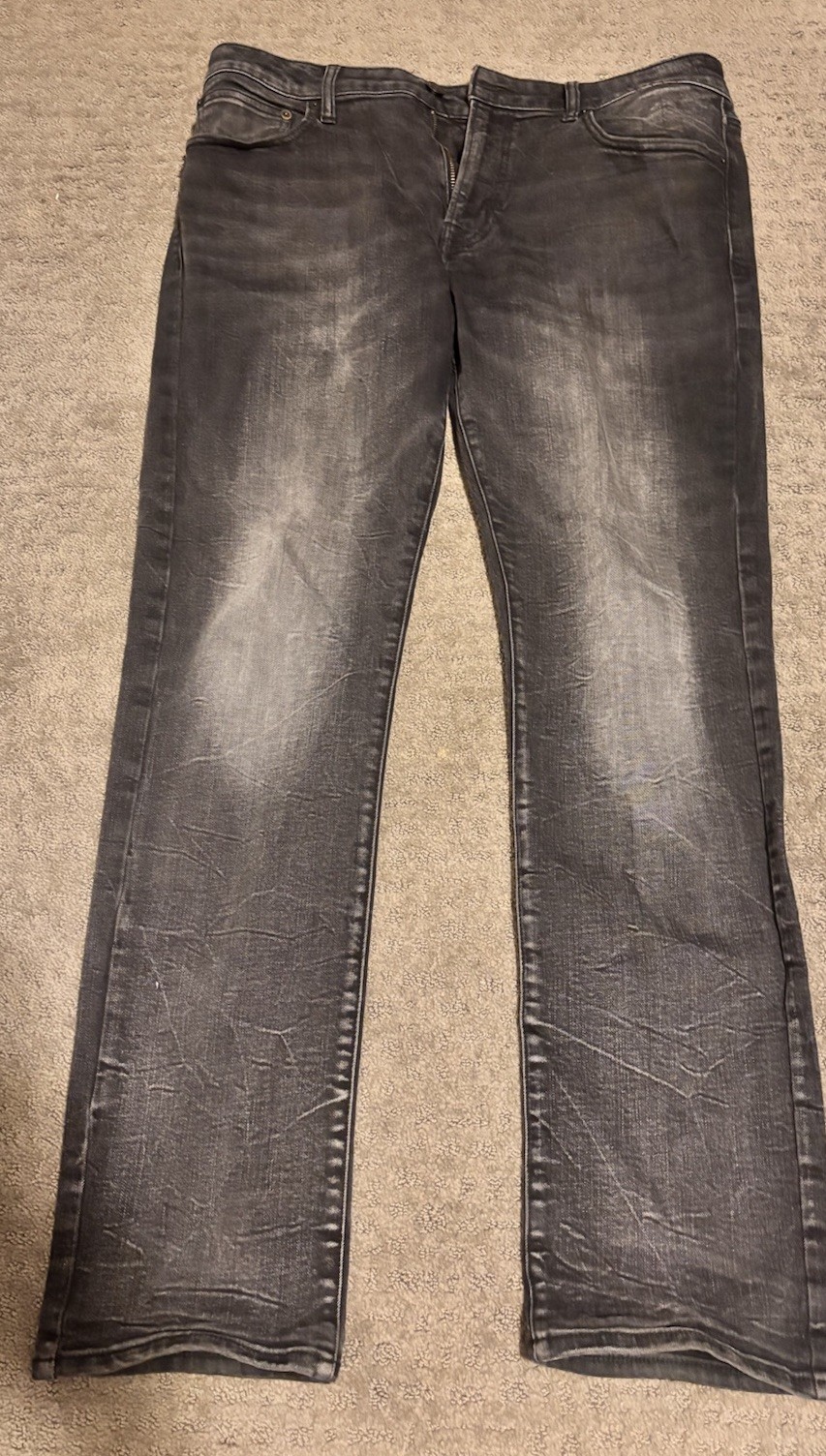 American Eagle Outfitters Next Level Flex Light Black Jeans Straight, 26×30