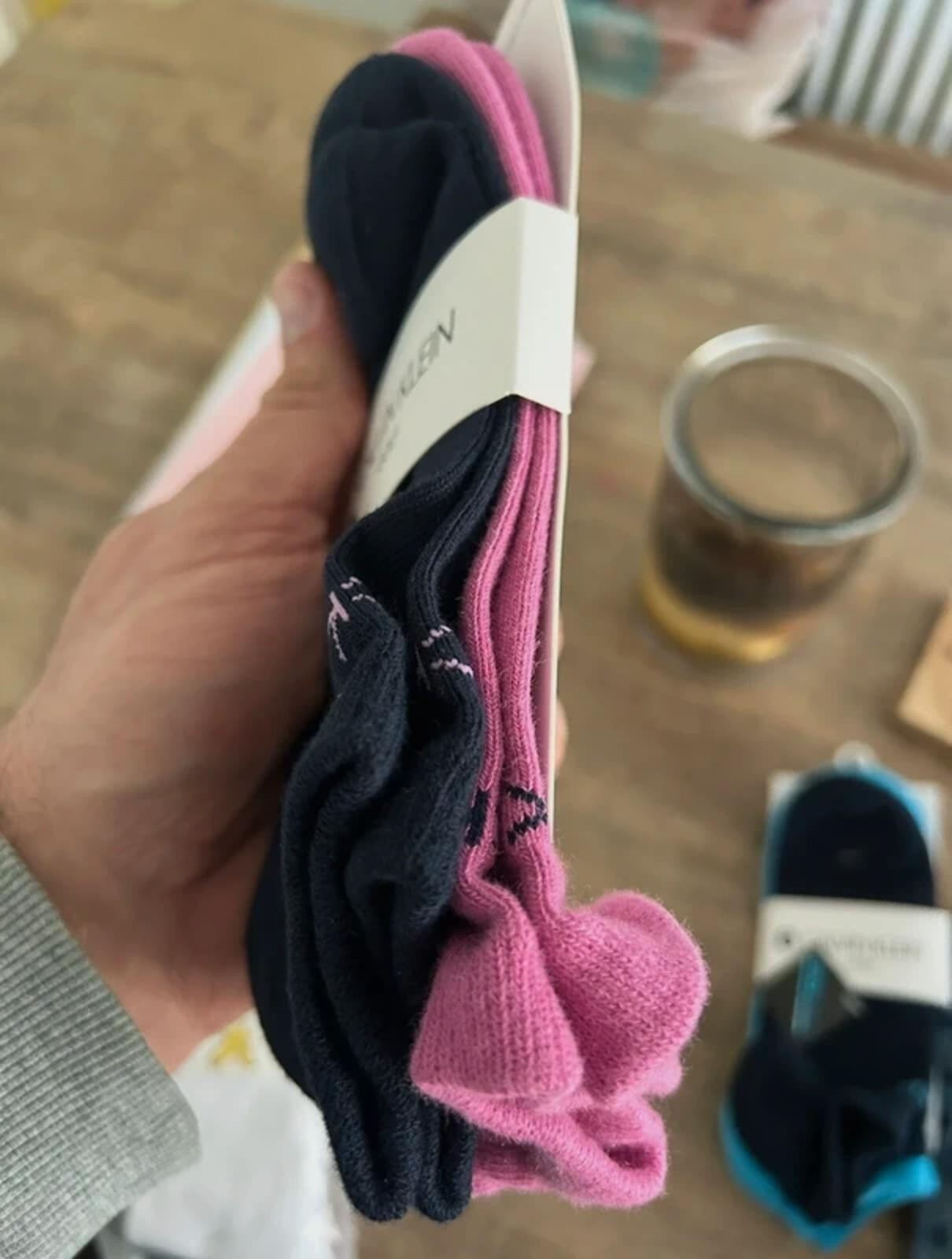 Calvin Klein golf size 4-7 ladies Cool max socks 2 pairs BNWT’s