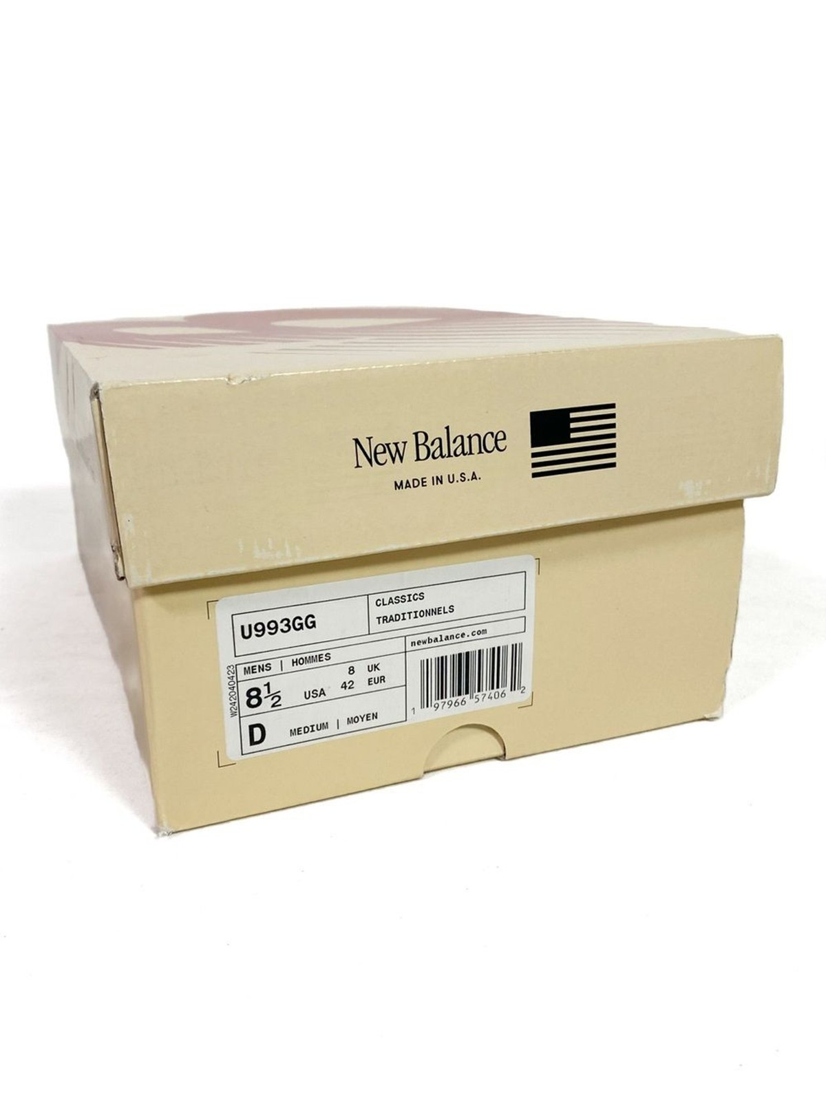 New Balance U993GG Sneakers Made in the USA Shadow Grey Mens 8.5/Women’s 10
