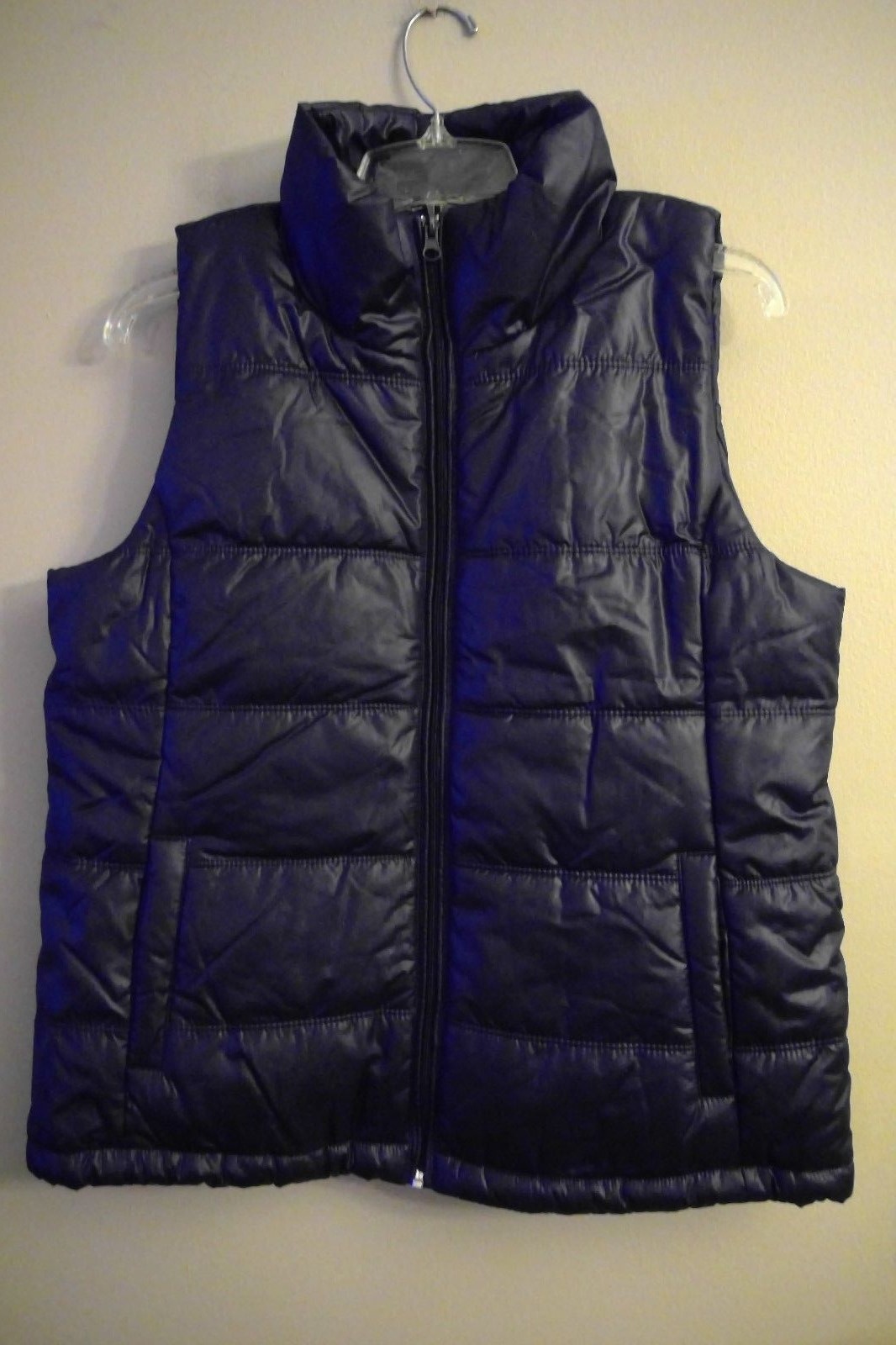 NWT NEW YORK & CCOMPANY Puffer Vest XS-S-M-L Blue White Pink Gray