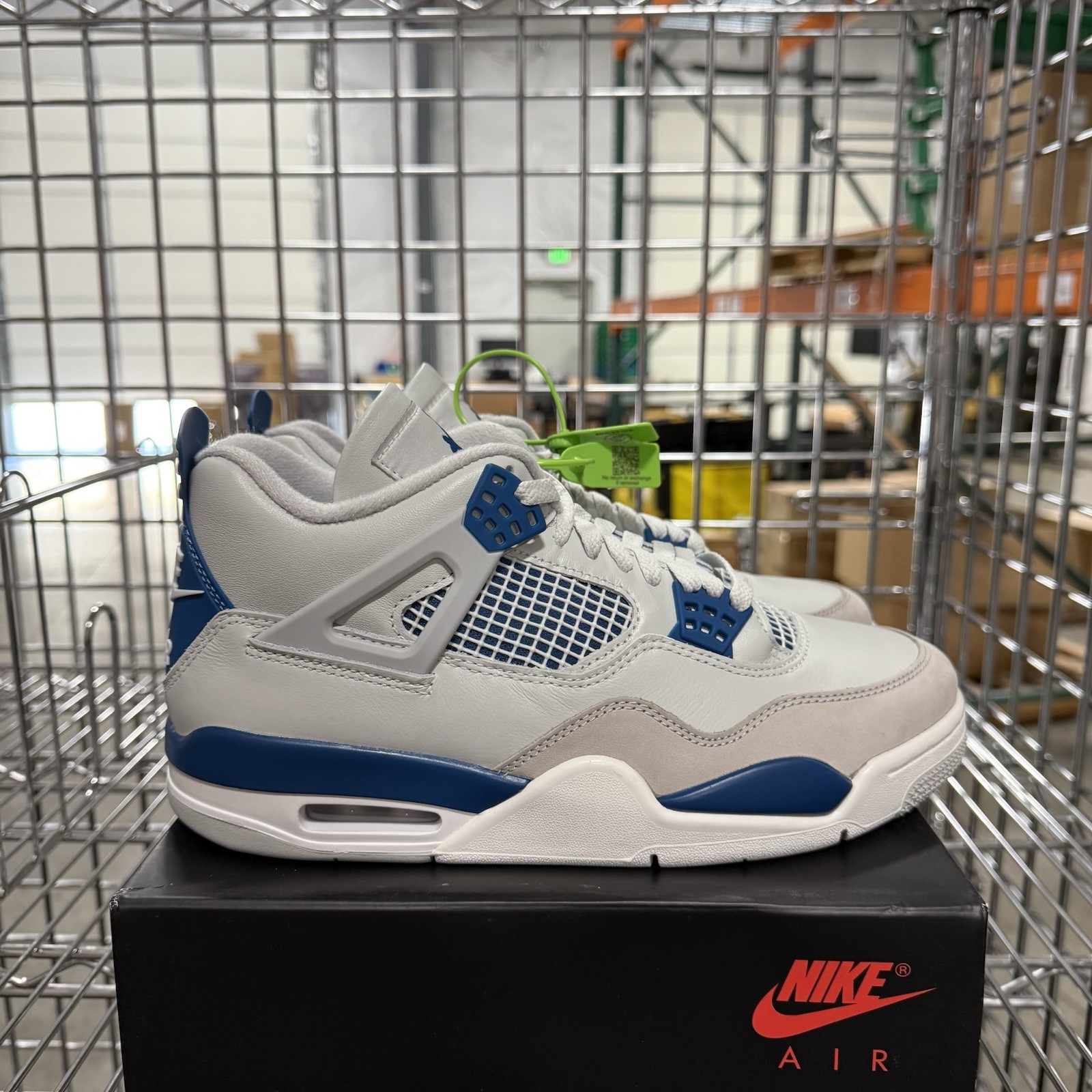 Air Jordan 4 Retro Military Industrial Blue FV5029-141 IN HANDS SHIPS NOW