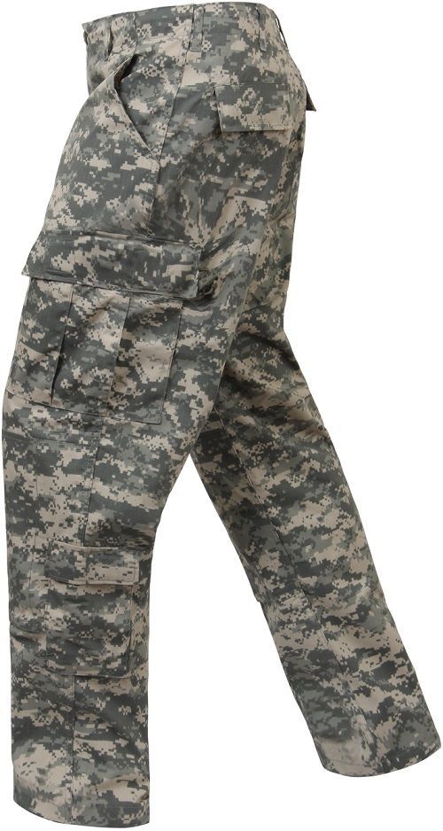 ACU ARMY DIGITAL CAMO 5755 ROTHCO COMBAT UNIFORM PANTS POLY/COTTON RIP-STOP MEN