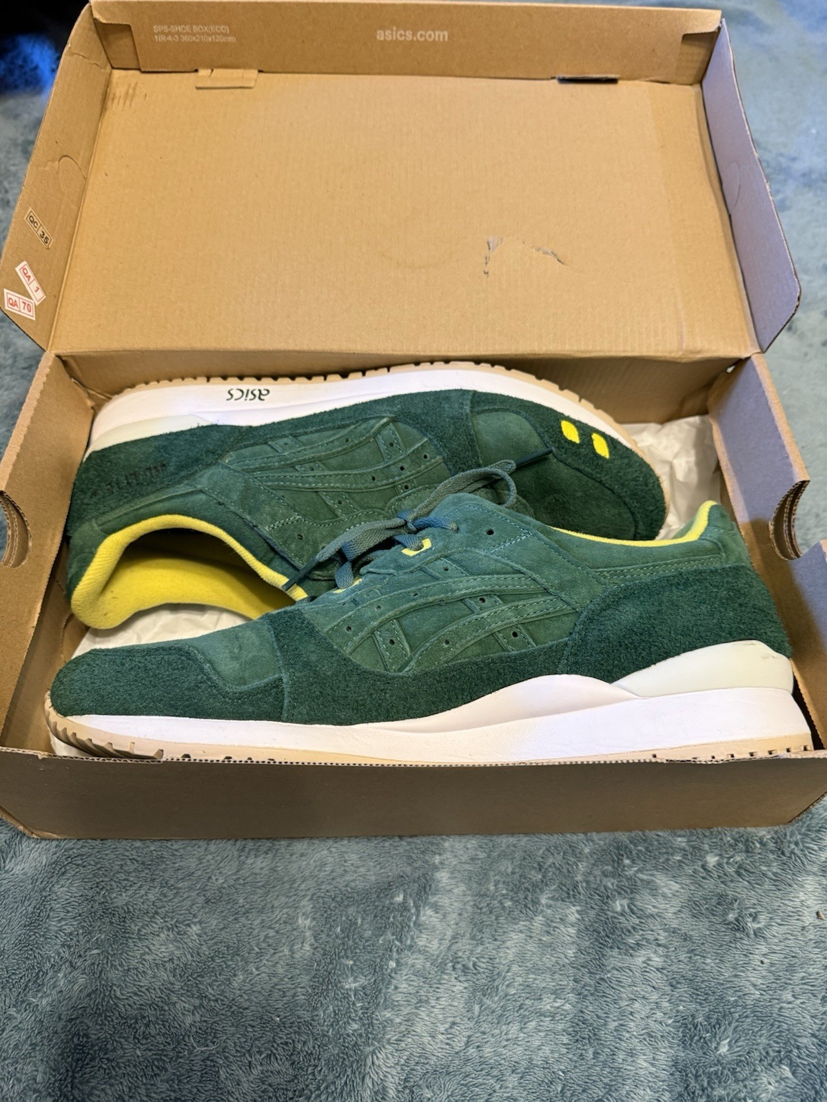 ASICS Gel-Lyte III OG Shamrock Green 1201A809-300 Size 12