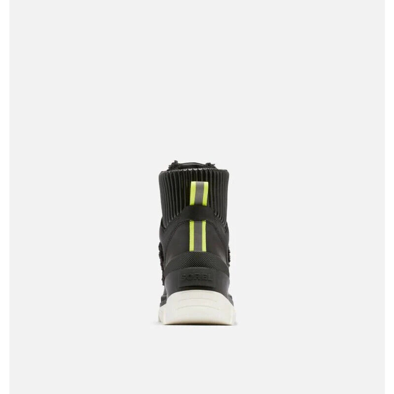 Sorel Brex Size 7.5 Ankle Boots Black Sea Salt Cozy Lace Waterproof NIB $210