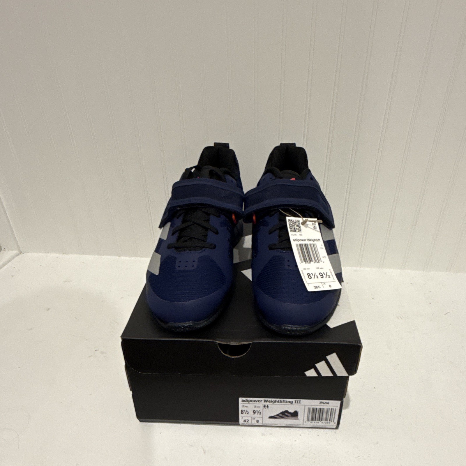 Adidas Adipower Weightlifting, Men’s 8.5, Brand New and Unused, Blue & Black