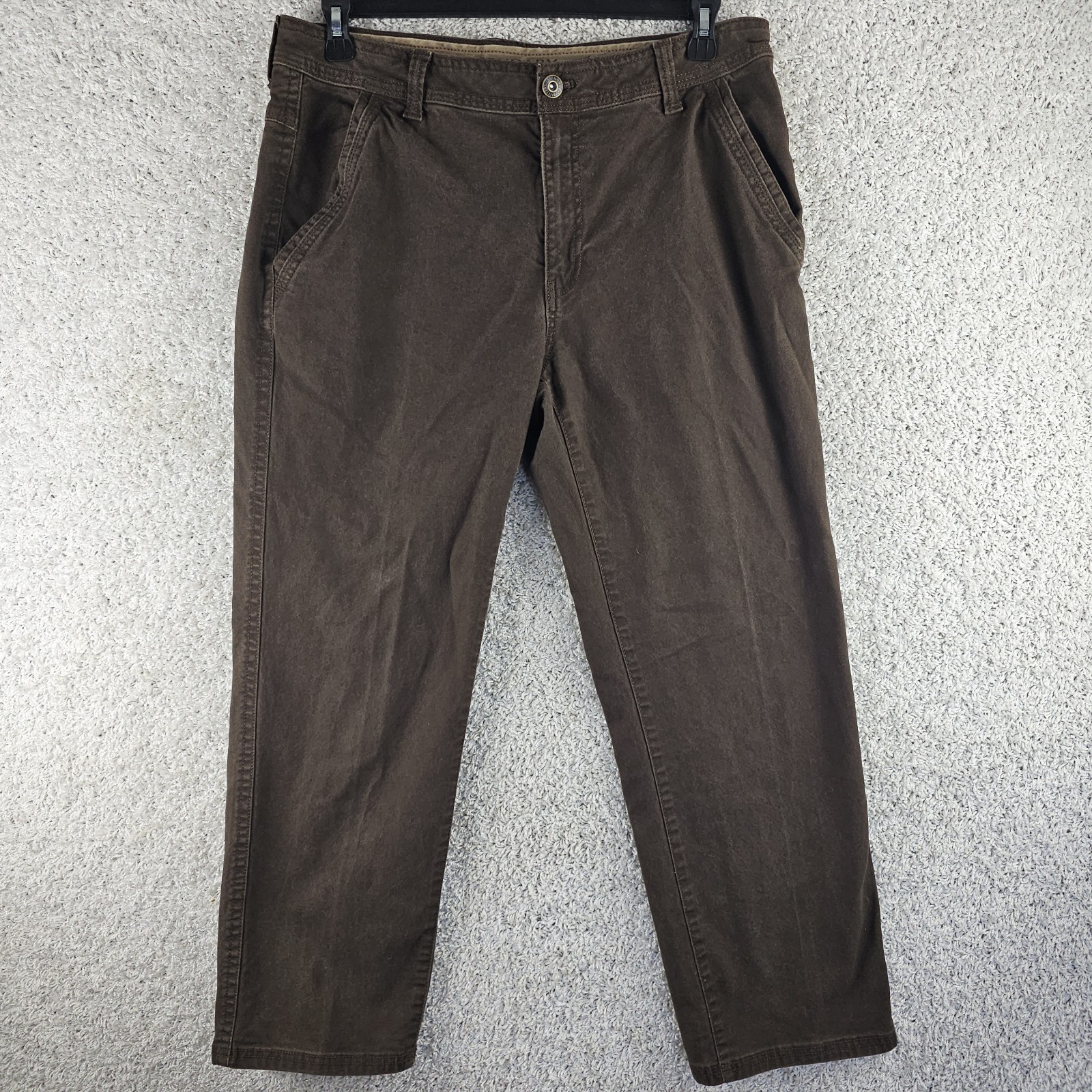 Legendary Outfitters Utility Pants Mens 34×29 (28) Brown Workwear Hiking Chore