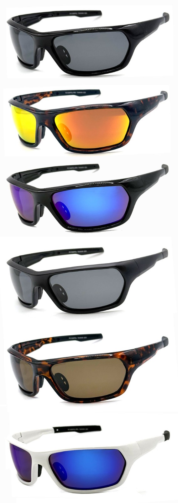 1 or 2 Pair(s) Polarized Mirror Lens Anti Relfective Blue Blocking Sunglasses