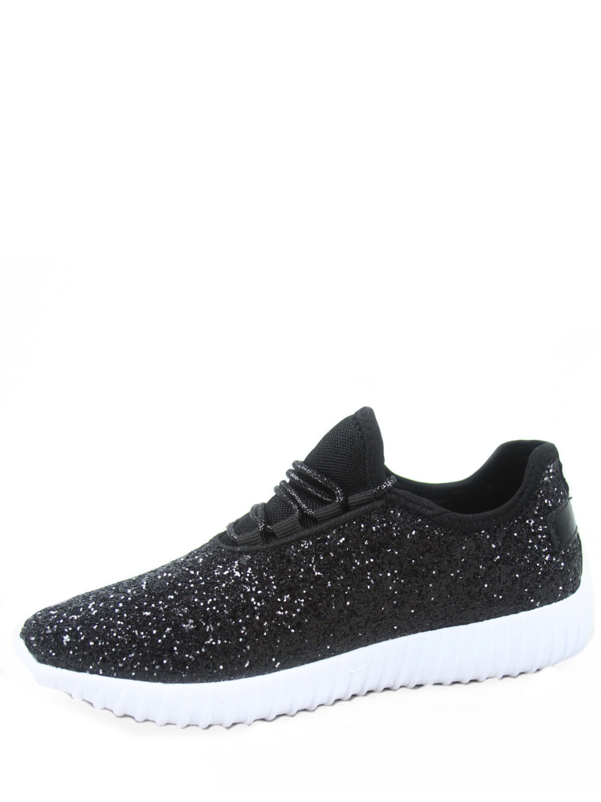 Girls Glitter Sneakers Kids Sparkly Lightweight Running Walking School Shoes
