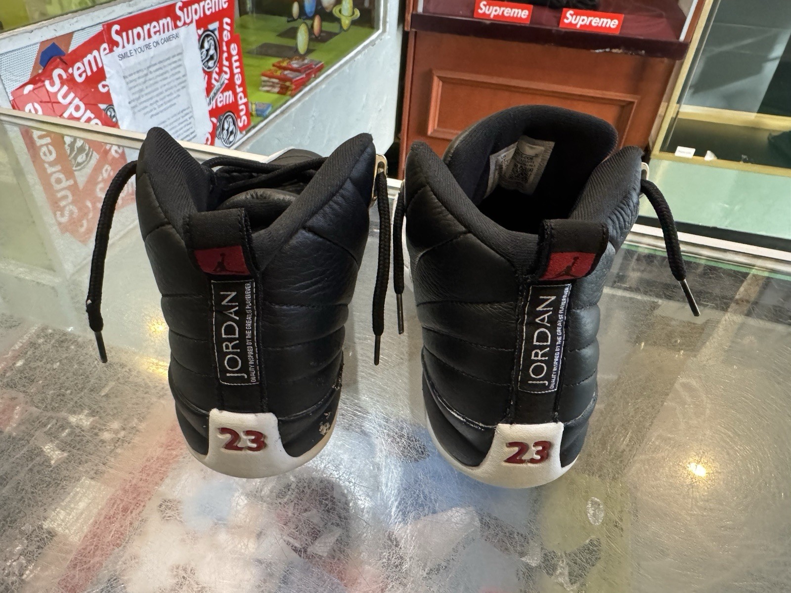 Air Jordan 12 Retro (GS) ‘Playoffs’ 2021 Size 6Y Black/White