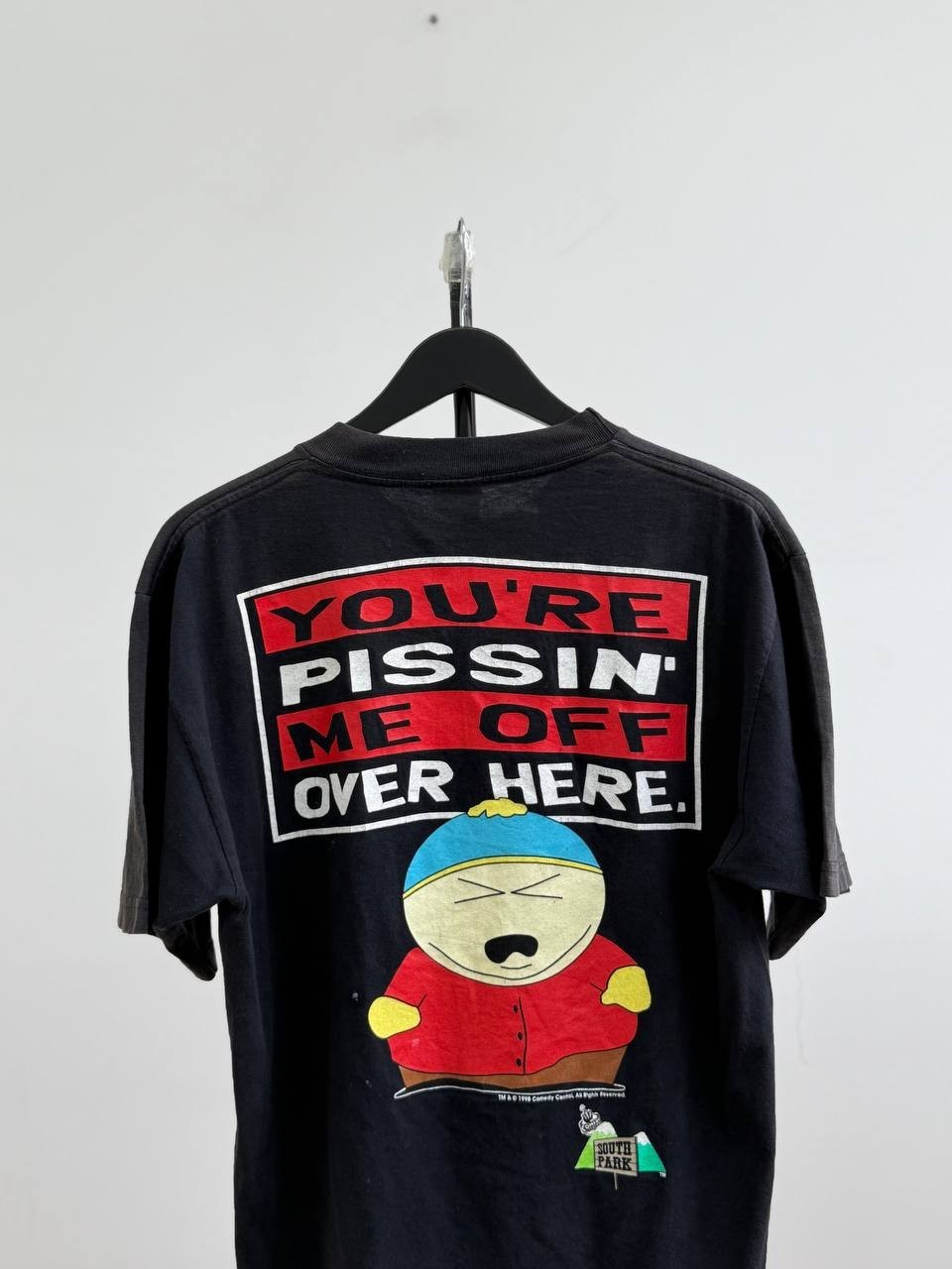 Rare Vintage 90s 1998 South Park Cartman Promo T-Shirt Graphic Tee Comedy Centra