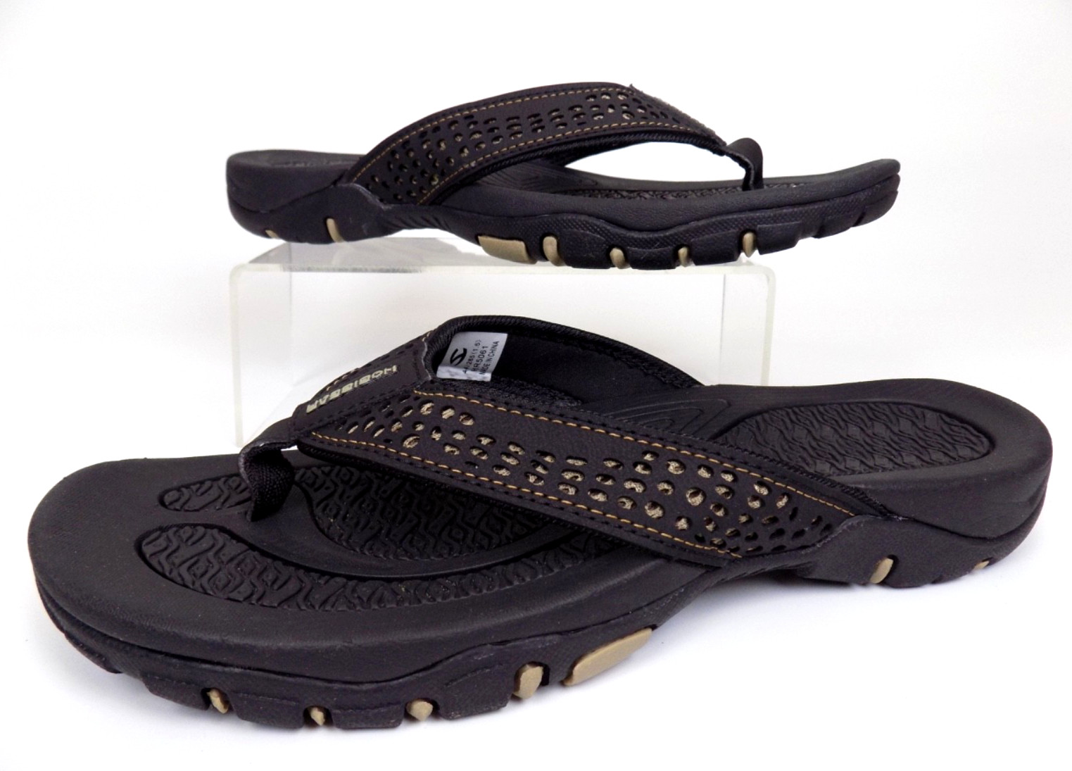Hobibear HR5061 Ramble Lite Thong Casual Flip-Flop Men’s Sandals Size 11 M Black
