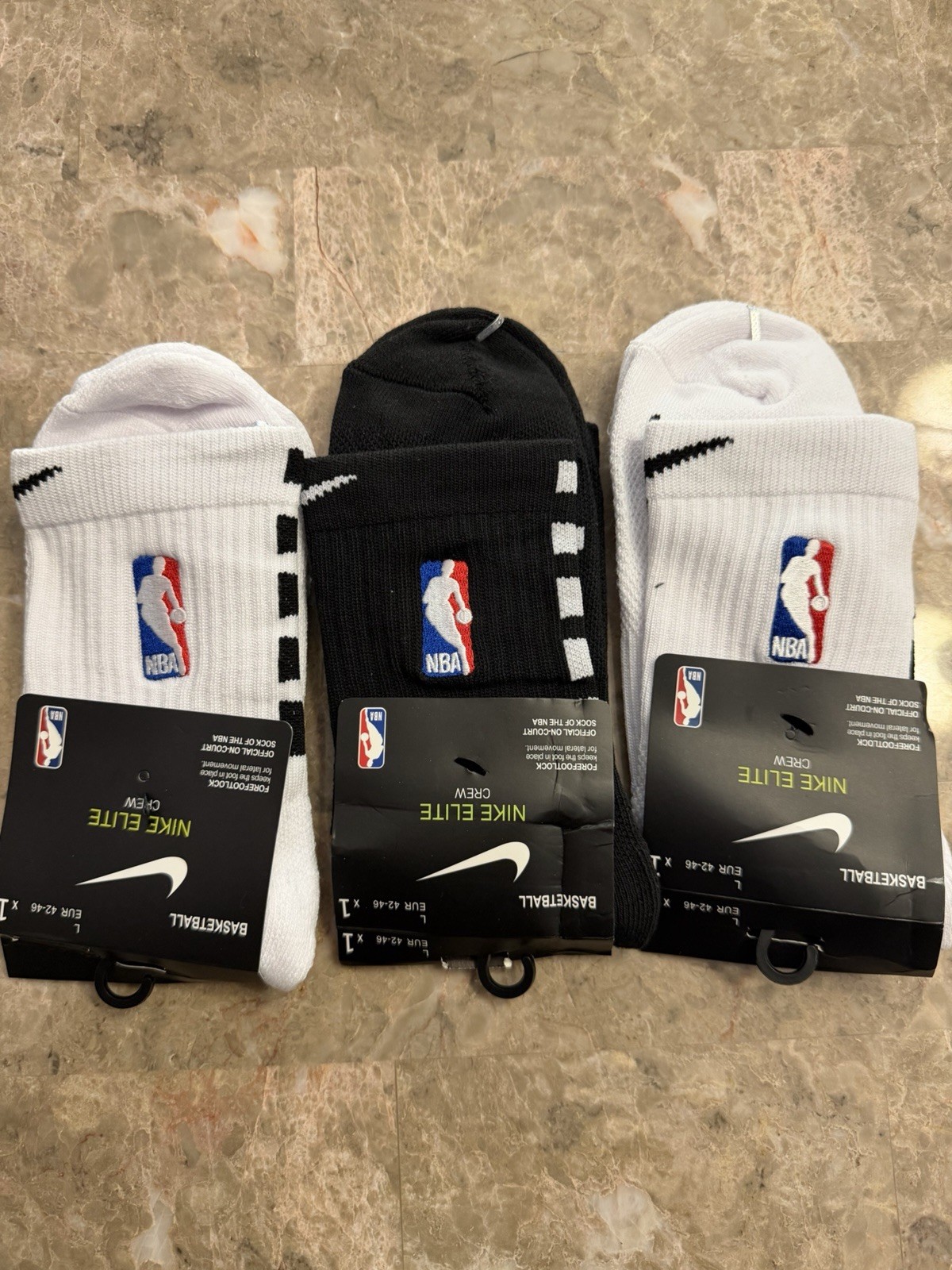 Nike Elite Crew NBA Socks DRI-FIT 3 Pair