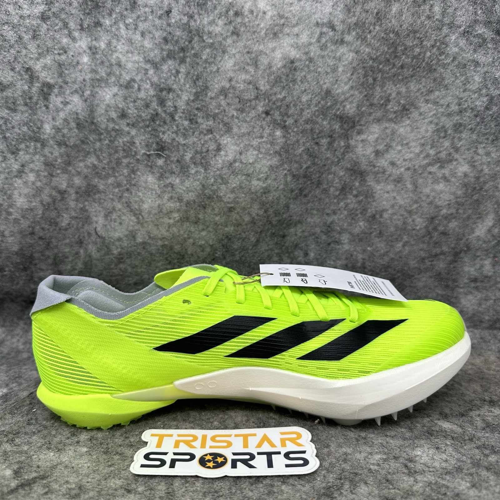 Adidas Adizero Ambition Track & Field Shoes Mens Size 8 Lucid Lemon Black IH5798
