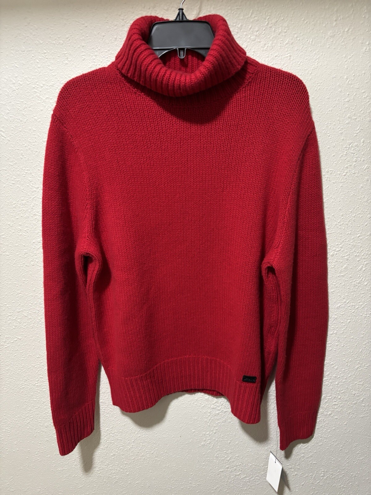 Polo Ralph Lauren Men’s Medium Wool Cashmere Turtleneck Sweater Red NWT $248