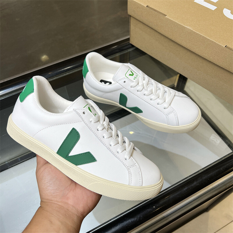 New Collection! Veja Esplar Women/Men Sneaker Extra White / Black, EU 36 – 45