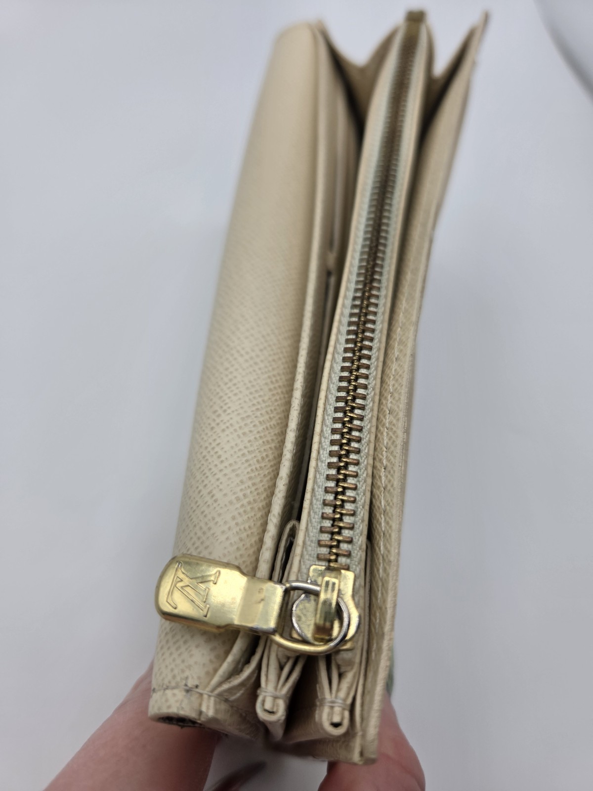 Louis Vuitton Damier Azur Sara Wallet W Box Dust Bag And COA