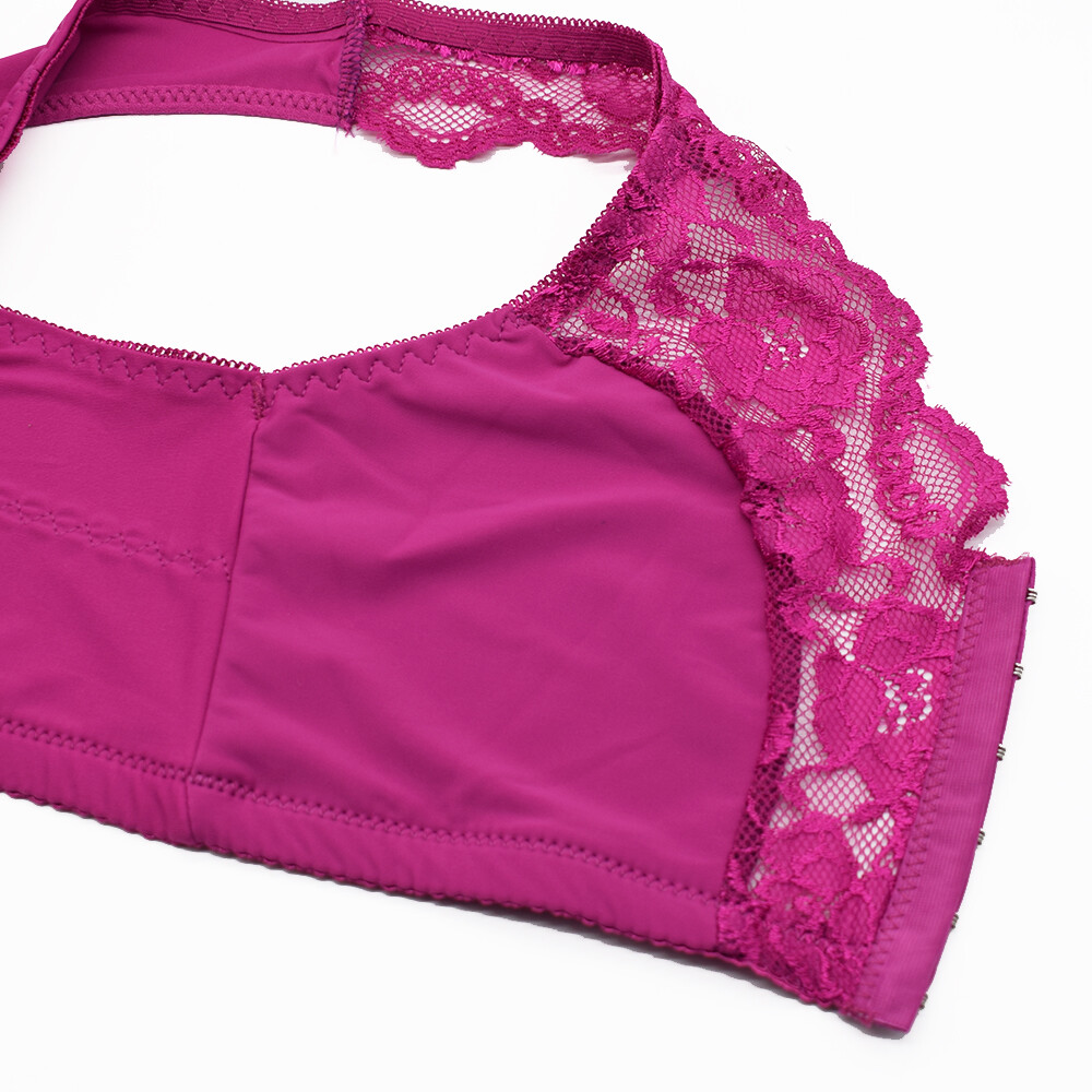 Sissy Mens Bras Transgender Front Hooks Bra Soft Lace Crossdresser Sexy Lingerie