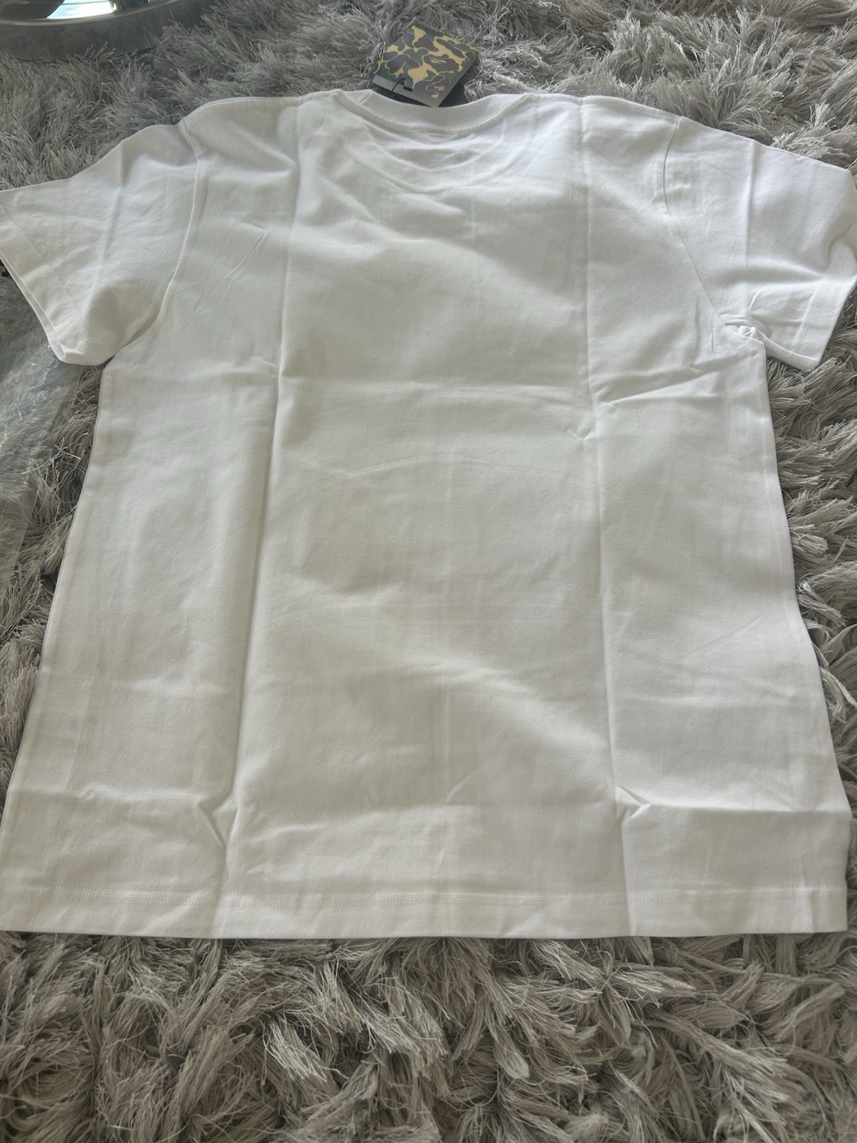 A Bathing Ape BAPE Ape Head Graphic Tee Men’s M White Crew Neck Cotton