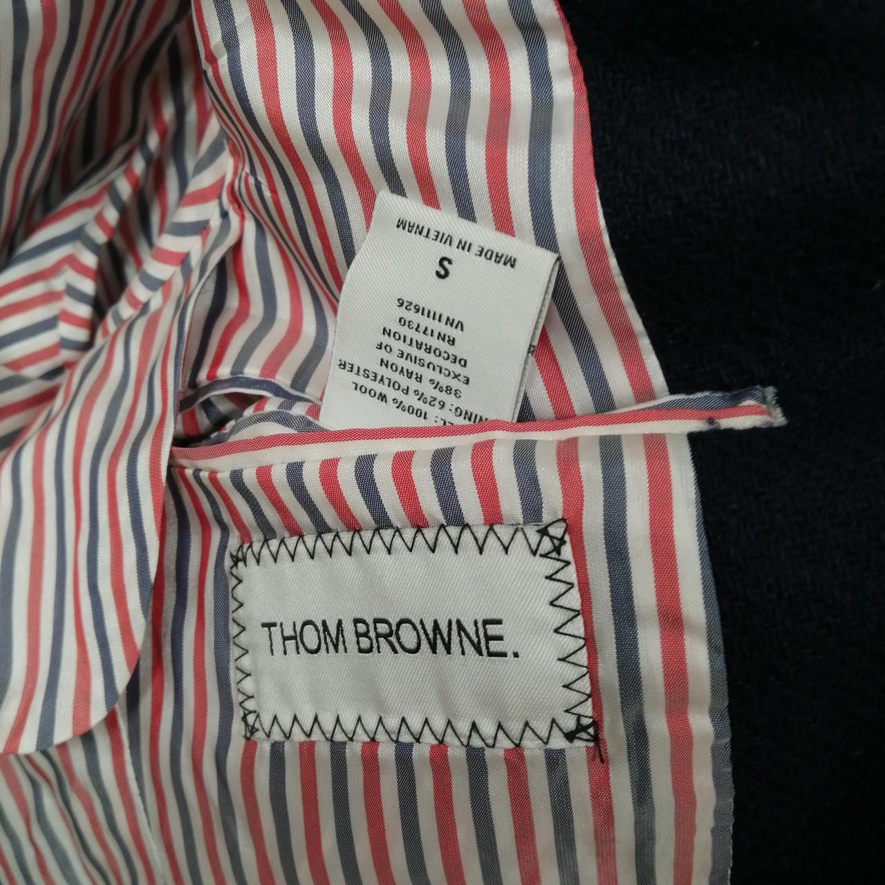 THOM Browne Collaboration Tailored Jacket NVY Used