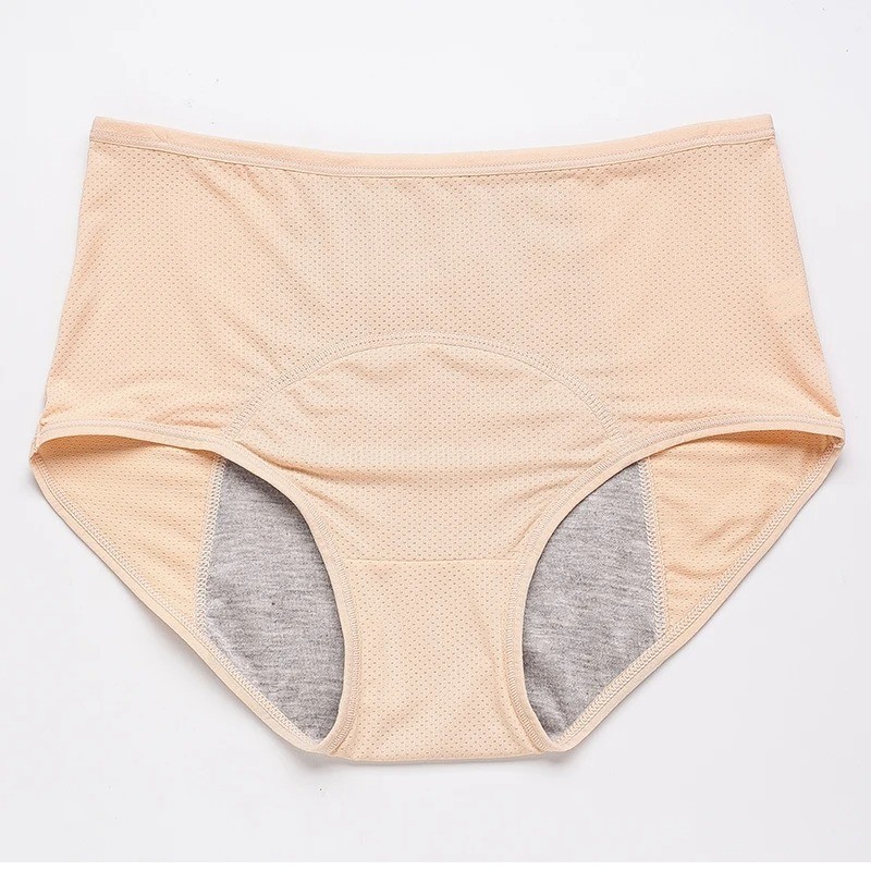 Leak Proof Menstrual Panties Women Underwear Period Cotton Waterproof Briefs Plu
