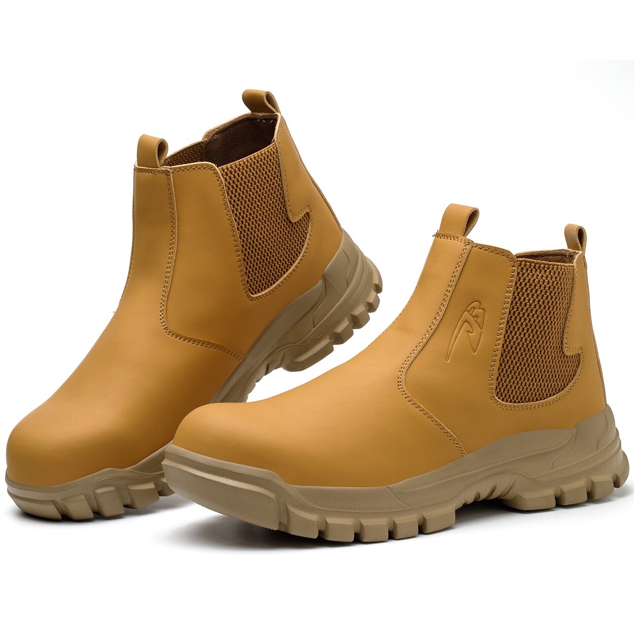 Mens Waterproof Work Boots Safety Shoes Steel Toe Botas De Trabajo Para Hombre