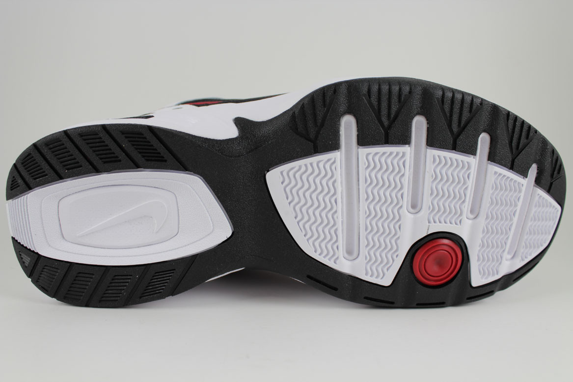 NIKE AIR MONARCH IV 4 EXTRA WIDE 4E EEEE WHITE/BLACK/RED CROSS TRAINER MEN SIZES