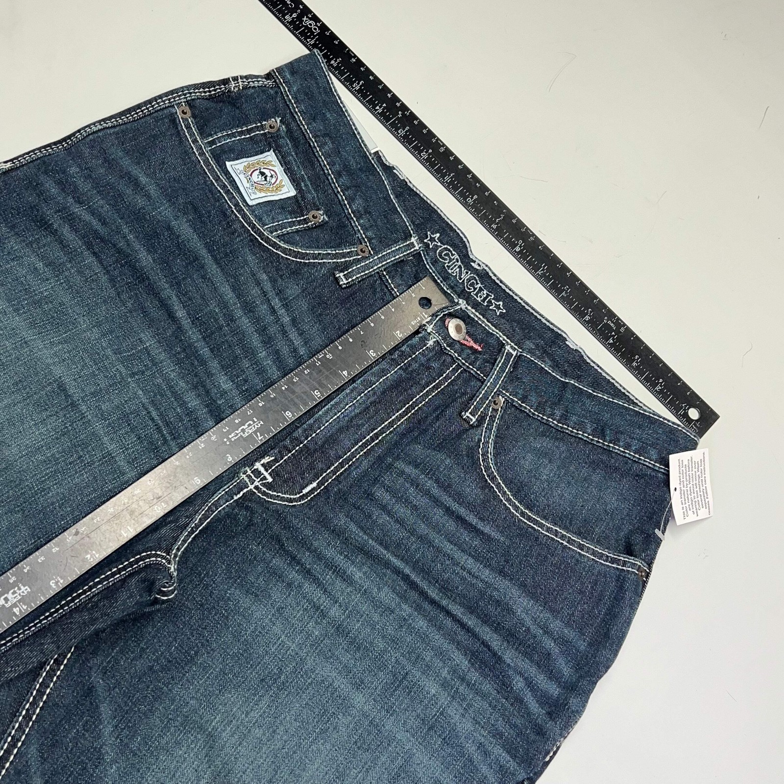 CINCH Relaxed Fit White Label Jeans Men’s Sz 33 X 36 Stonewash Indigo MB92834019