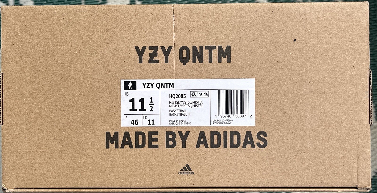 Size 11.5 – adidas Yeezy Quantum Mist Slate
