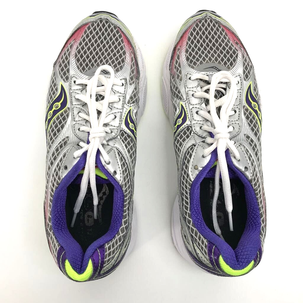 Saucony Womens Ride 7 Running Shoes Multicolor S10241-2 Stripe Lace Up Mesh 8M
