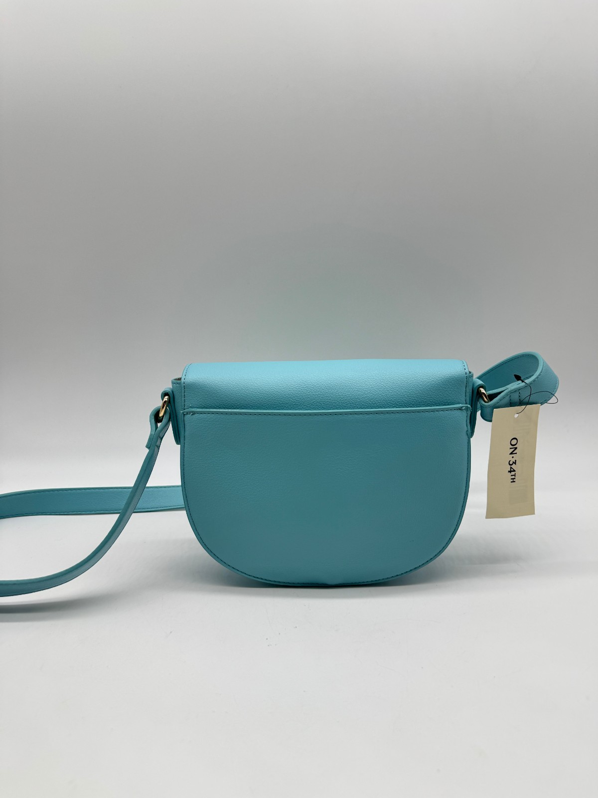 On 34th Holmme women’s small saddle crossbody bag -SEA SPRAY / AQUA~