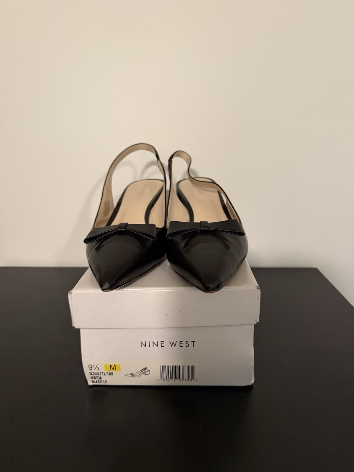 Nine West Black Ankle Wrap Pumps, Women’s Size 9 M