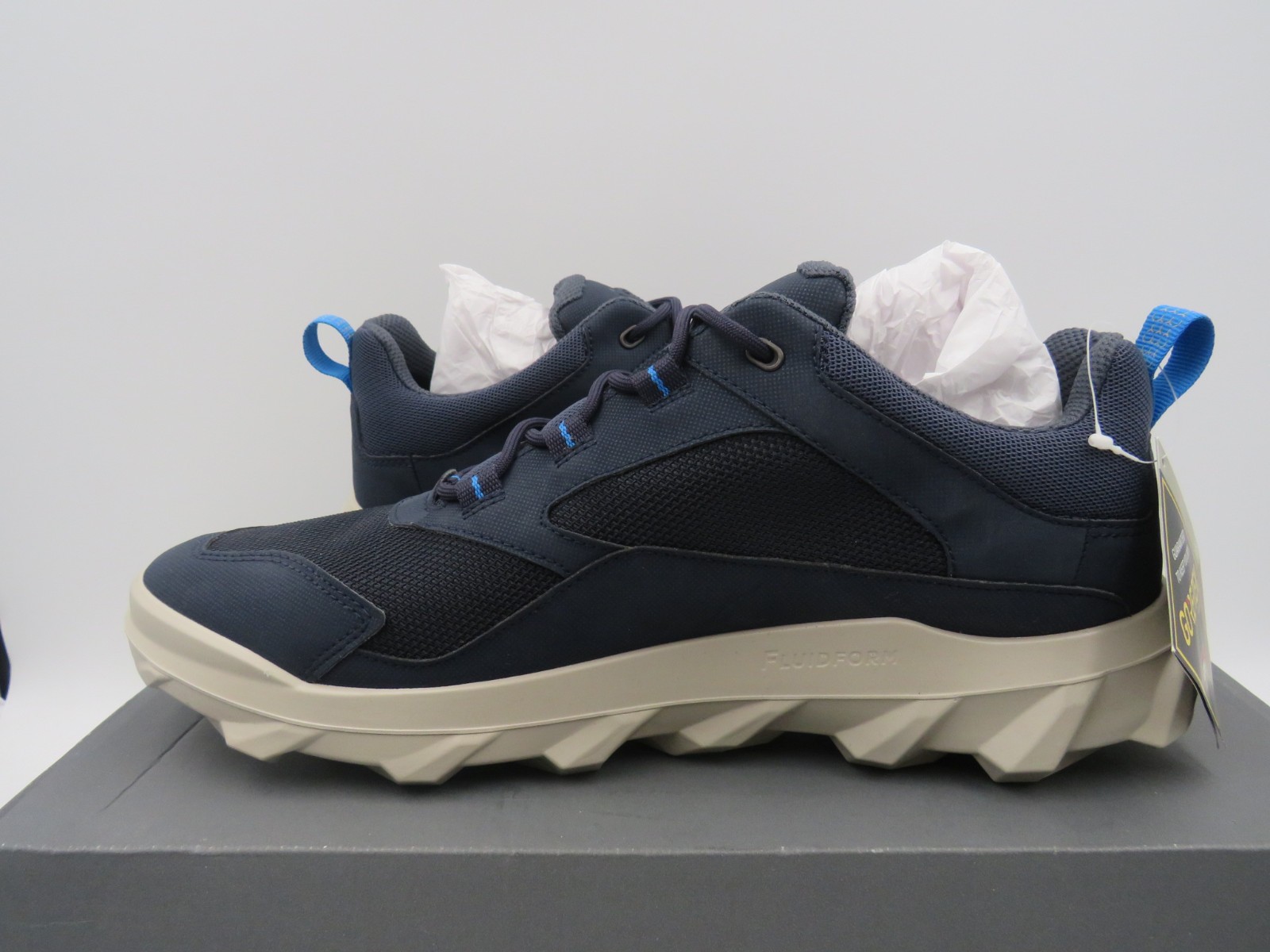 Sneakers ECCO MX M Night Sky Marine Men Size 10-10.5 Blue/White NEW