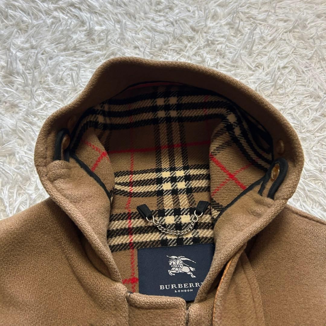 Burberry London Duffle Coat British Wool Nova Check