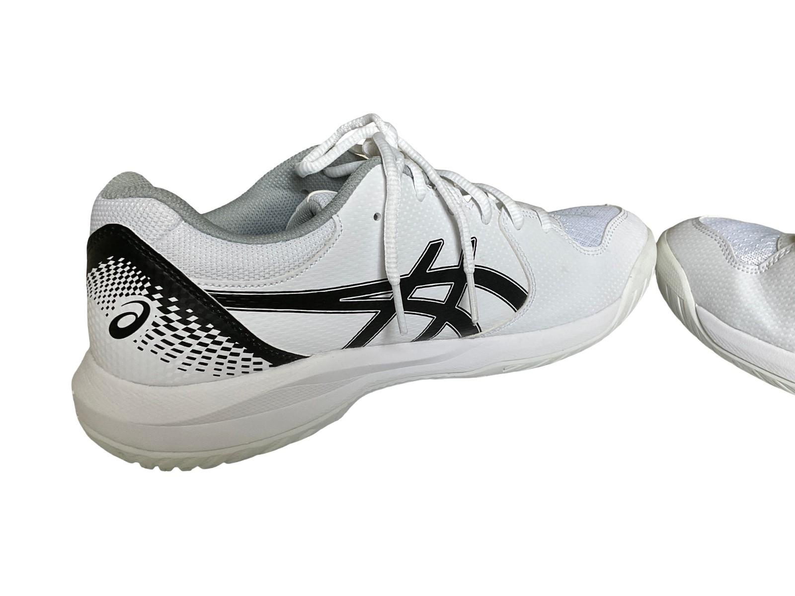 ASICS Men’s Gel-Dedicate 8 Tennis Pickleball Court Shoes White Black 10 EUC