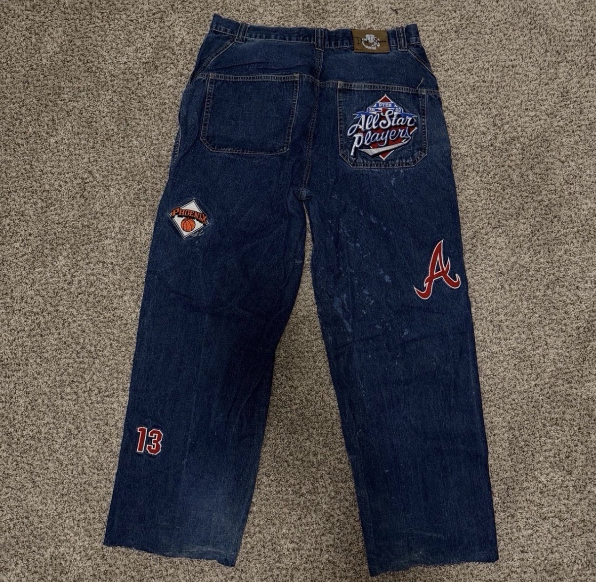 Vintage D-tek 2003 All star NBA embroidery with team logos 36