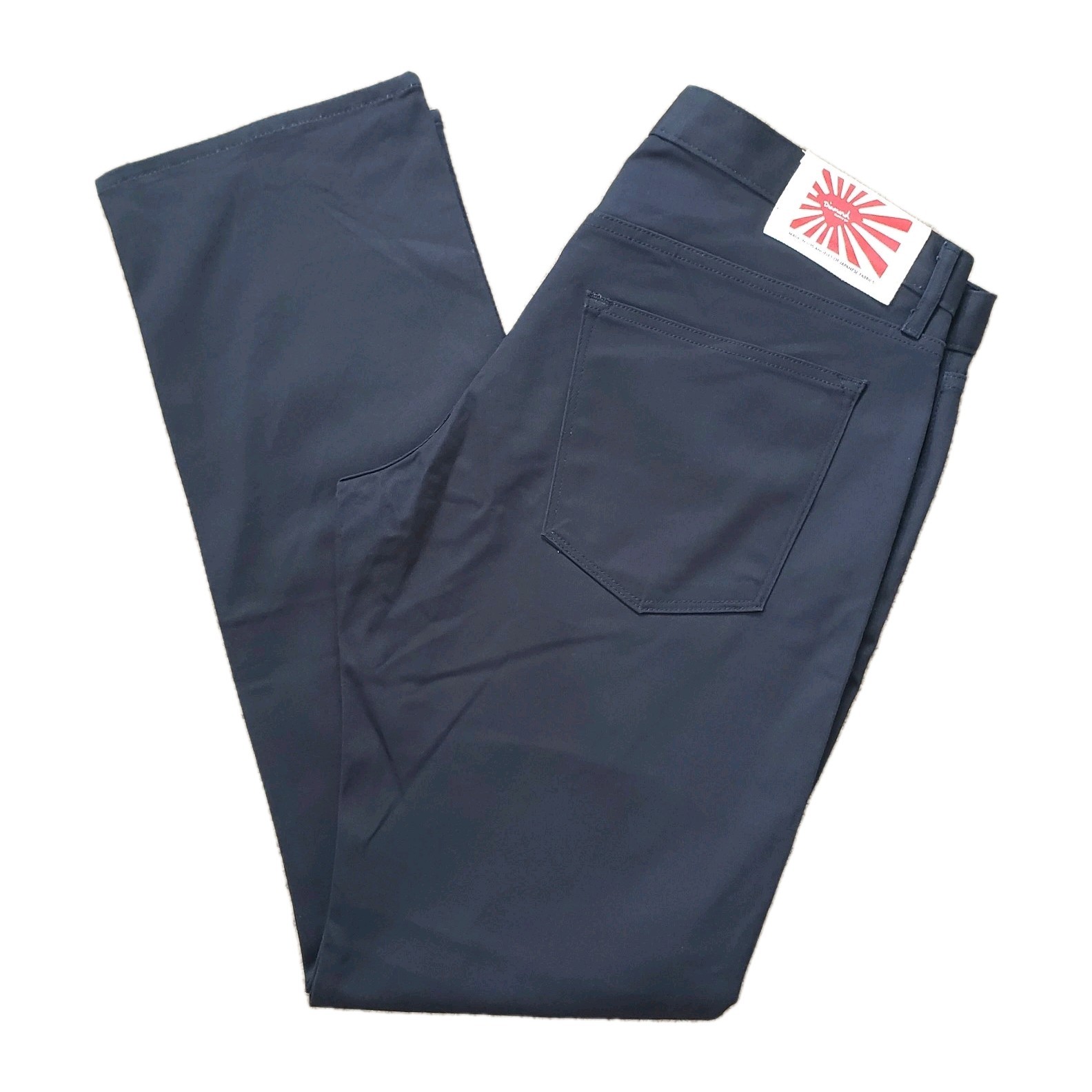 NWOT Diamond Supply USA Made Mined Chino 36×32 Japanese Fabric Dark Blue Pants